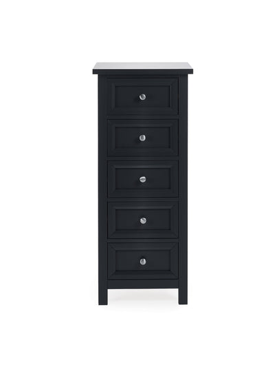 Maine 5 Drawer Tall Chest - Anthracite