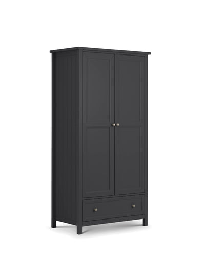 Maine 2 Door Combination Wardrobe - Anthracite