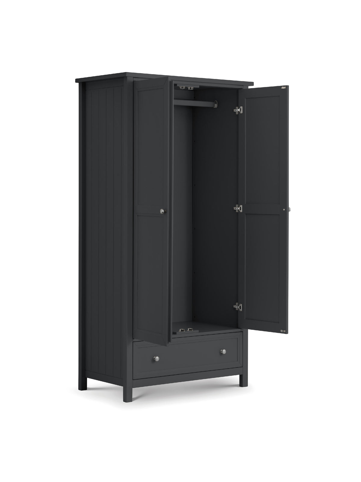 Maine 2 Door Combination Wardrobe - Anthracite