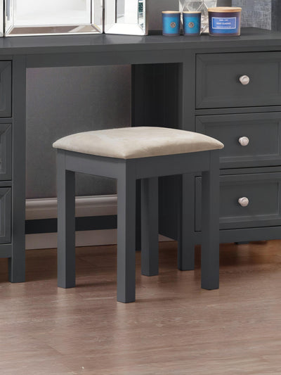 Maine Dressing Stool - Anthracite