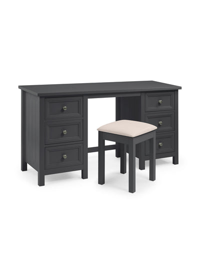 Maine Dressing Stool - Anthracite