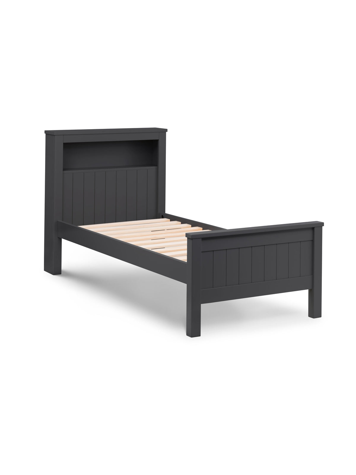 Maine Bookcase Bed - Anthracite