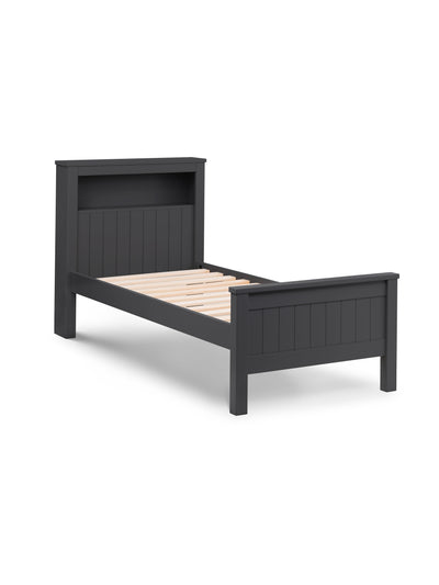 Maine Bookcase Bed - Anthracite