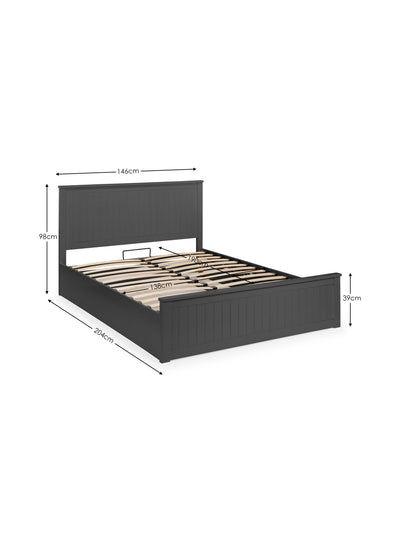 Maine Ottoman Bed - Anthracite