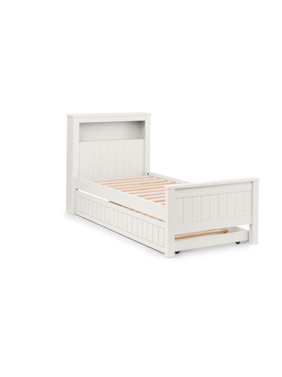 Maine Bookcase Bed Surf White