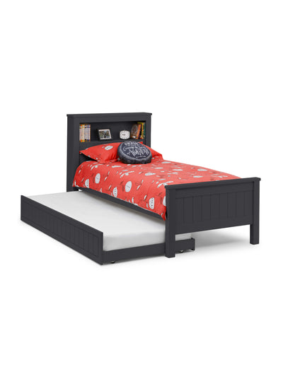 Maine Bookcase Bed - Anthracite