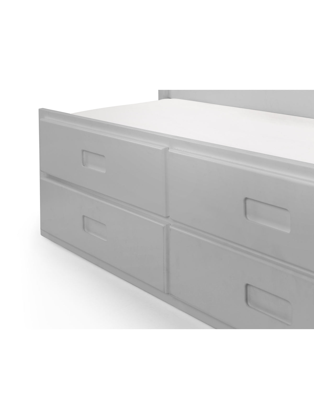 Maisie Bed With Underbed And Drawers - Light Grey
