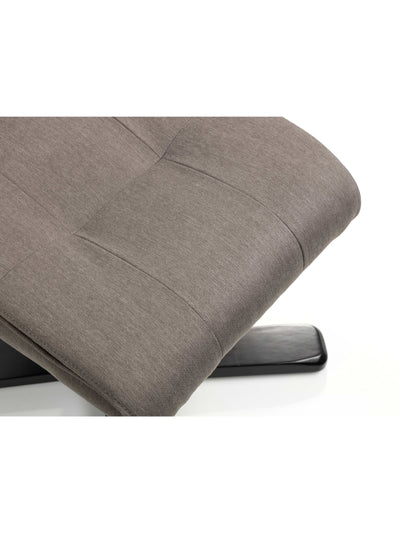 Malmo Swivel Recliner & Stool Grey