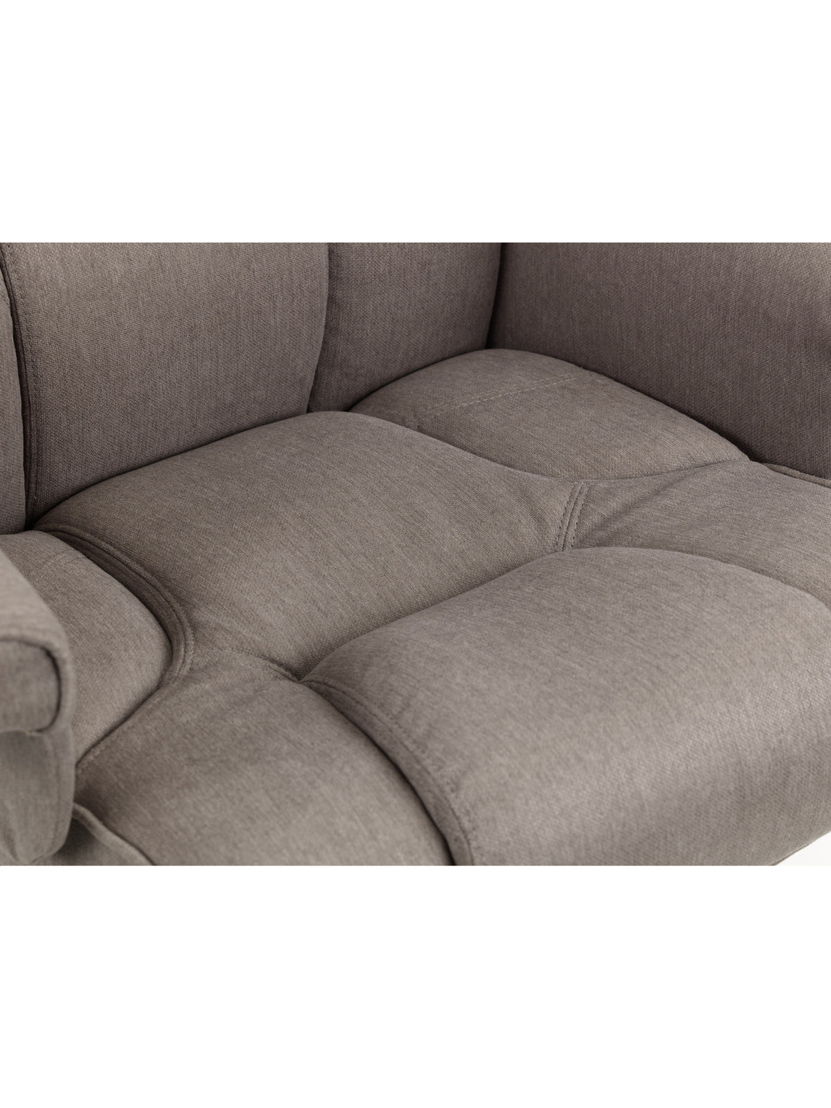 Malmo Swivel Recliner & Stool Grey
