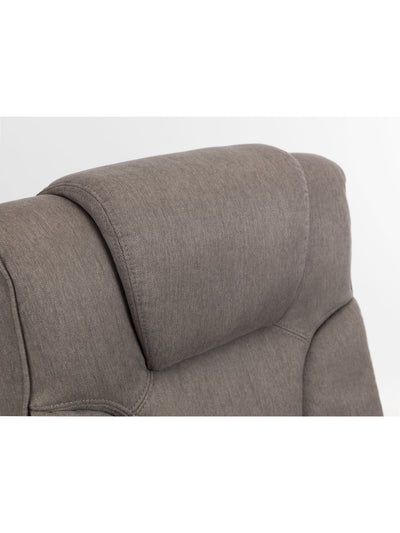 Malmo Swivel Recliner & Stool Grey