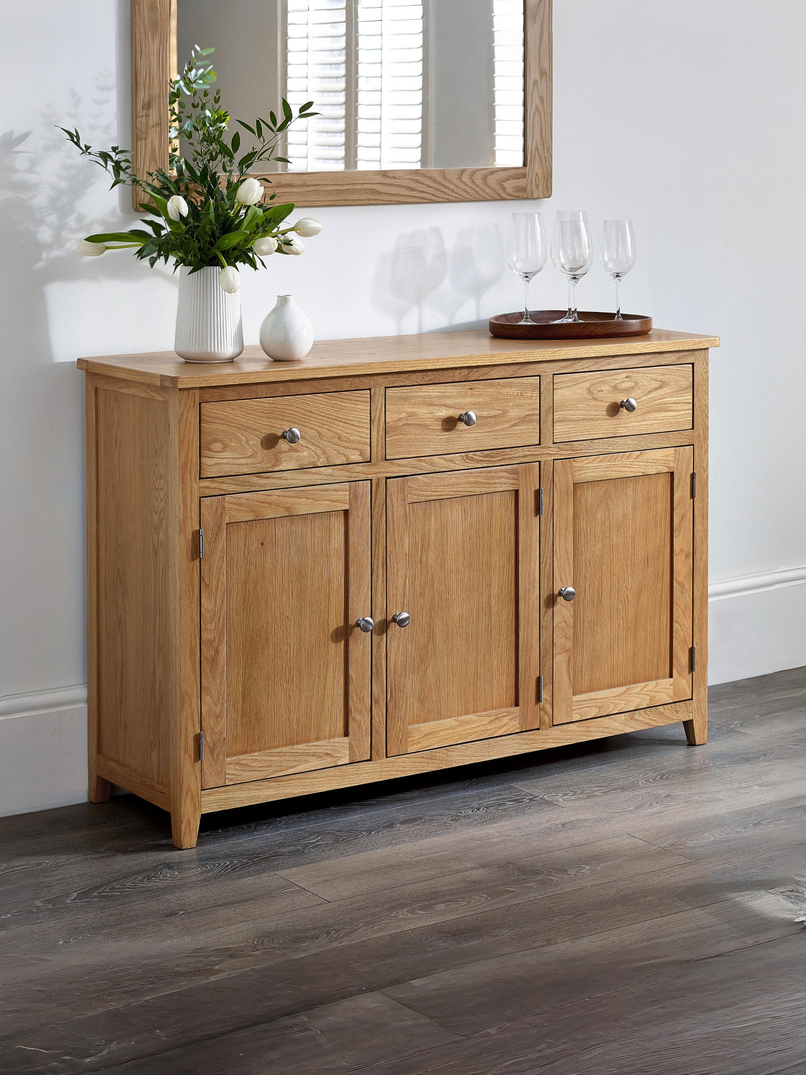 Mallory Large Sideboard – Oak