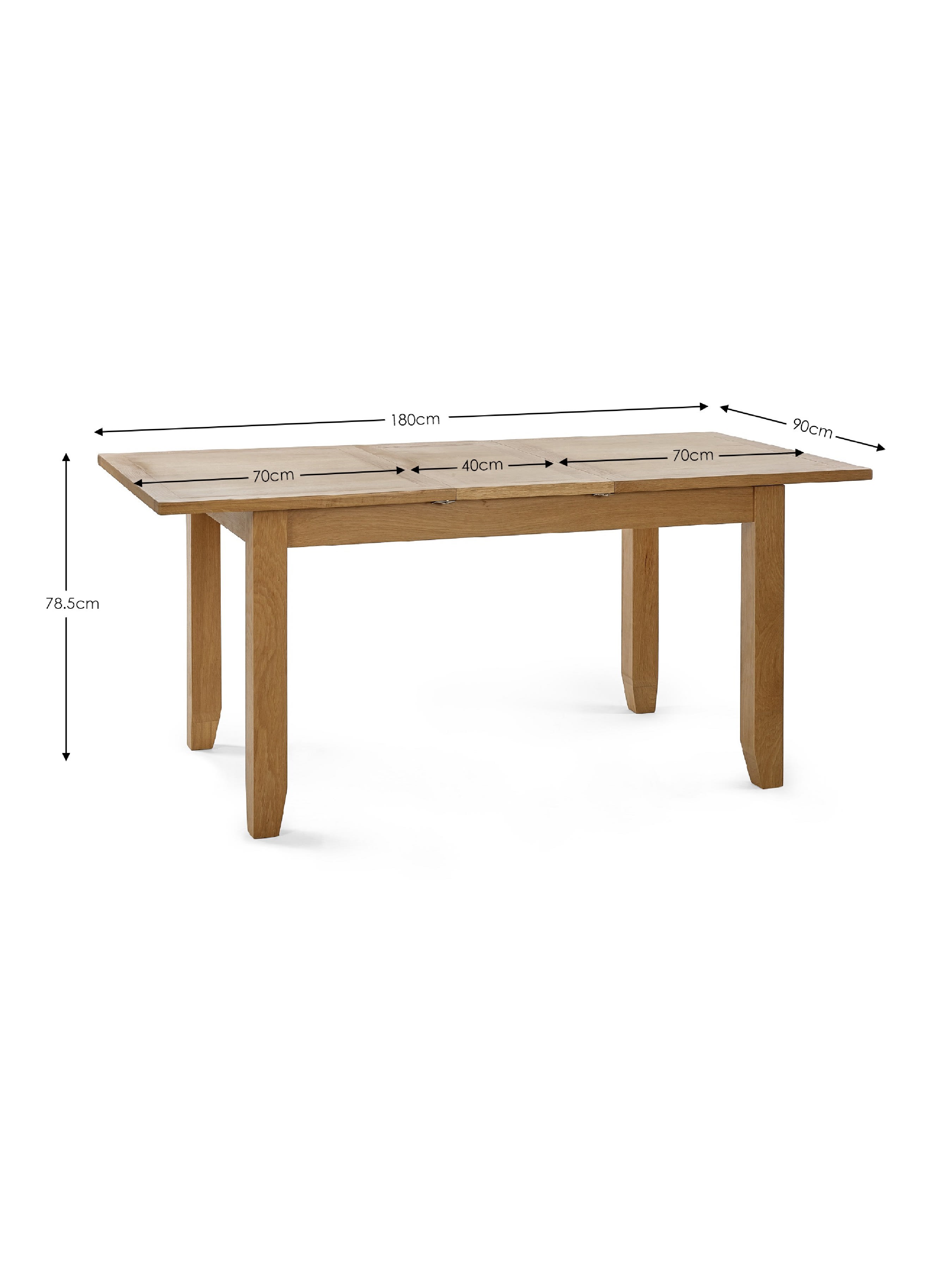 Mallory Table and 6 Chairs – Oak