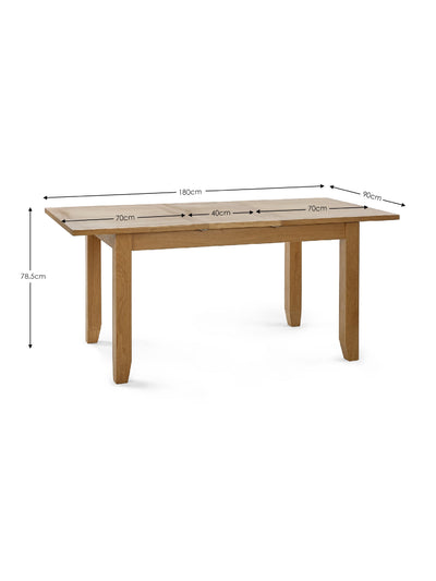 Mallory Table and 6 Chairs – Oak