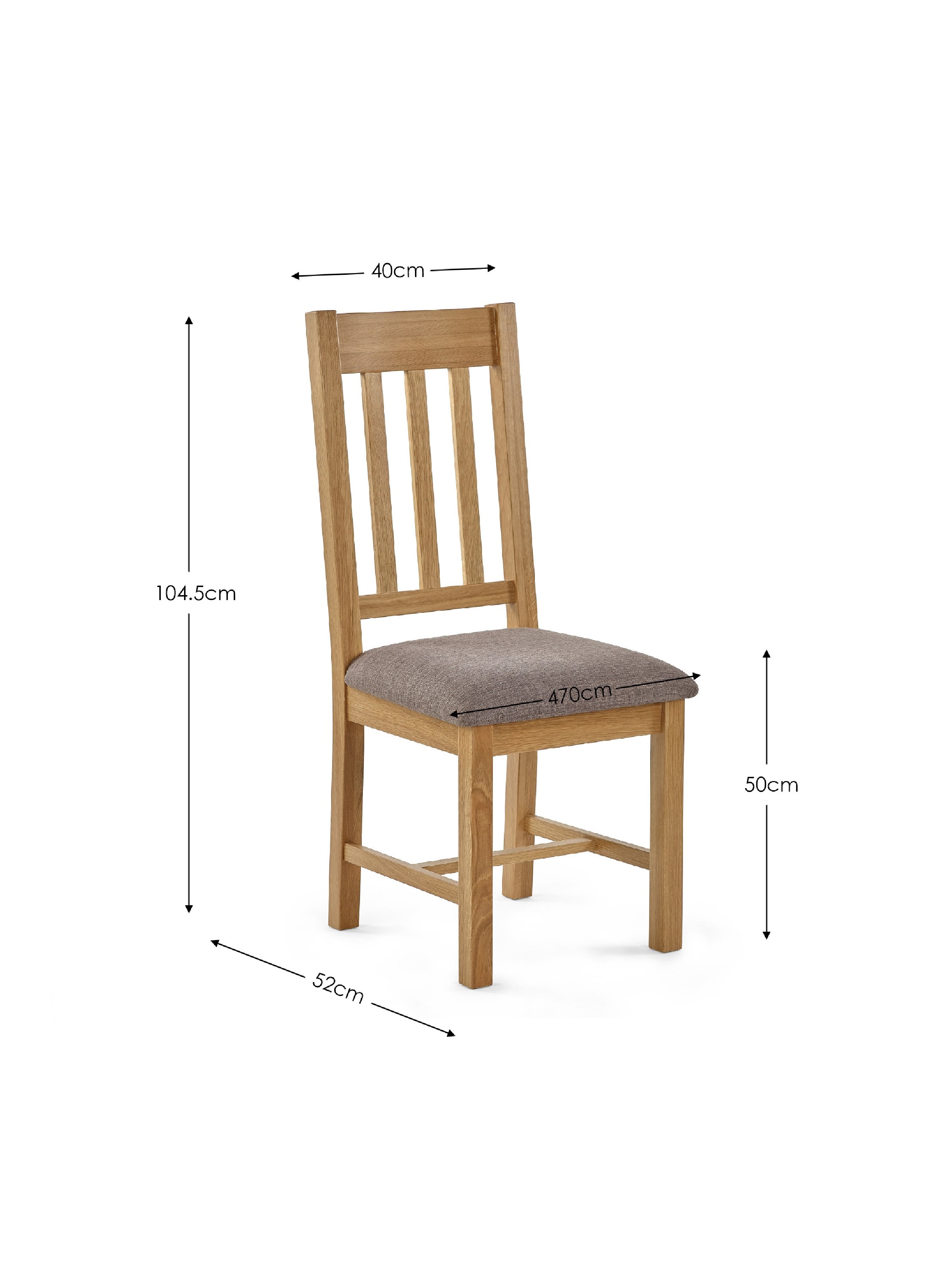Mallory Table and 6 Chairs – Oak