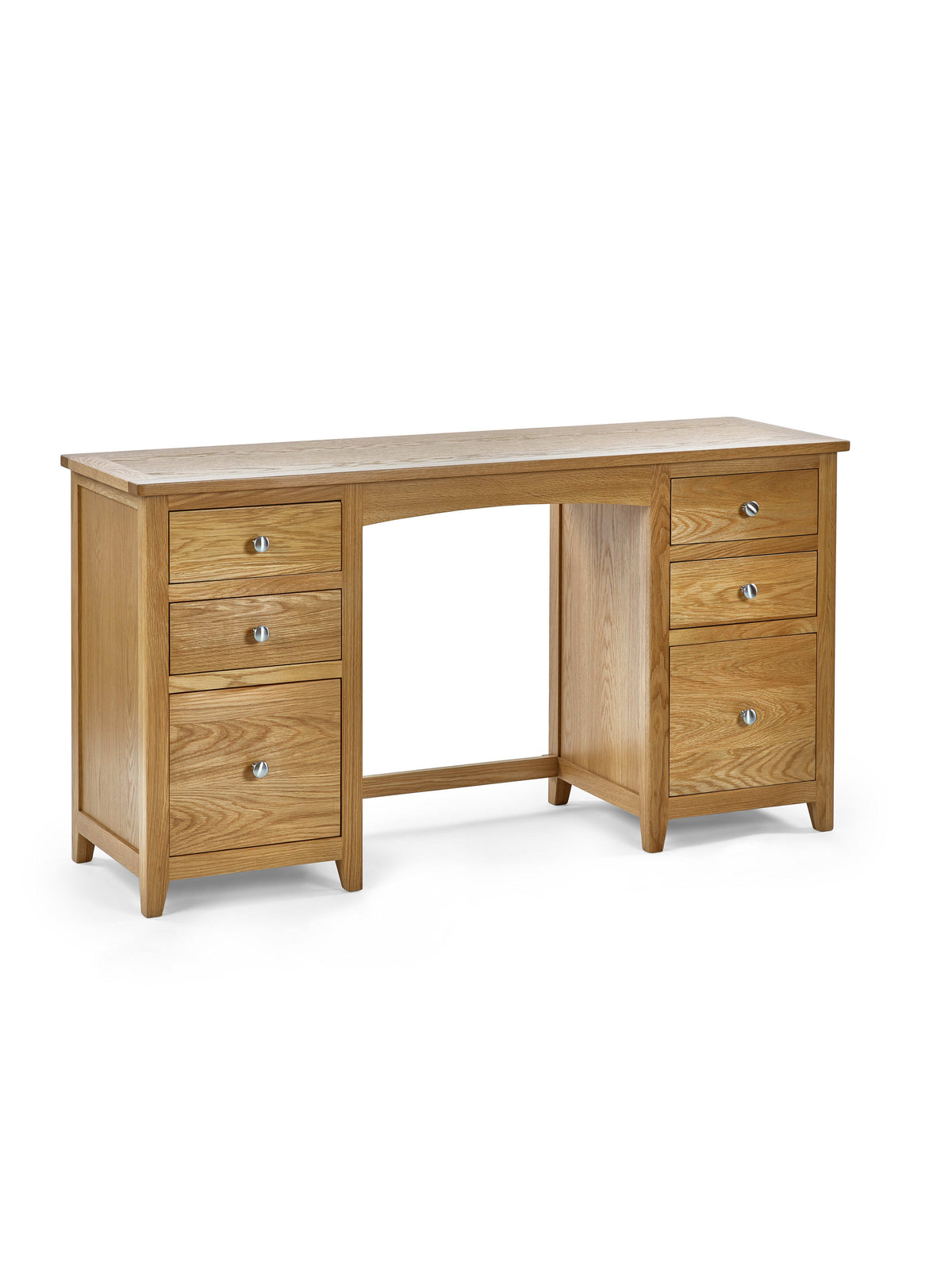 Mallory Twin Pedestal Dressing Table + Stool Set