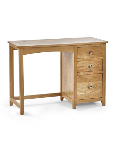 Mallory Single Pedestal Dressing Table + Stool Set