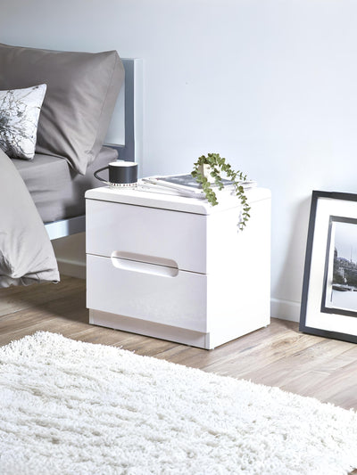 Manhattan 2 Drawer Bedside