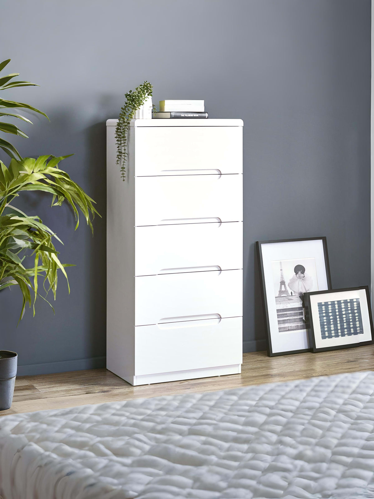 Manhattan 5 Drawer Narrow Chest