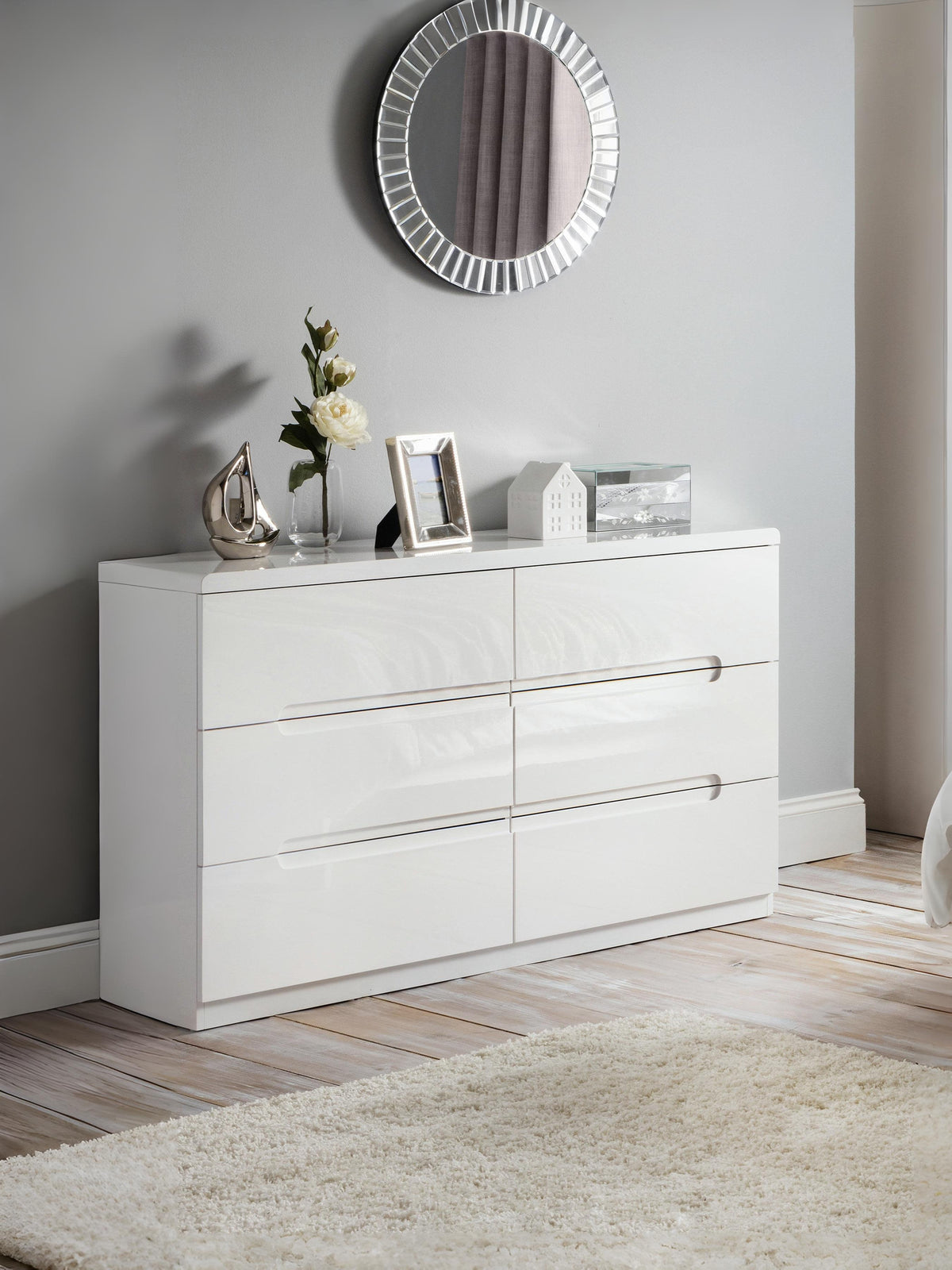 Manhattan 6 Drawer Wide Chest
