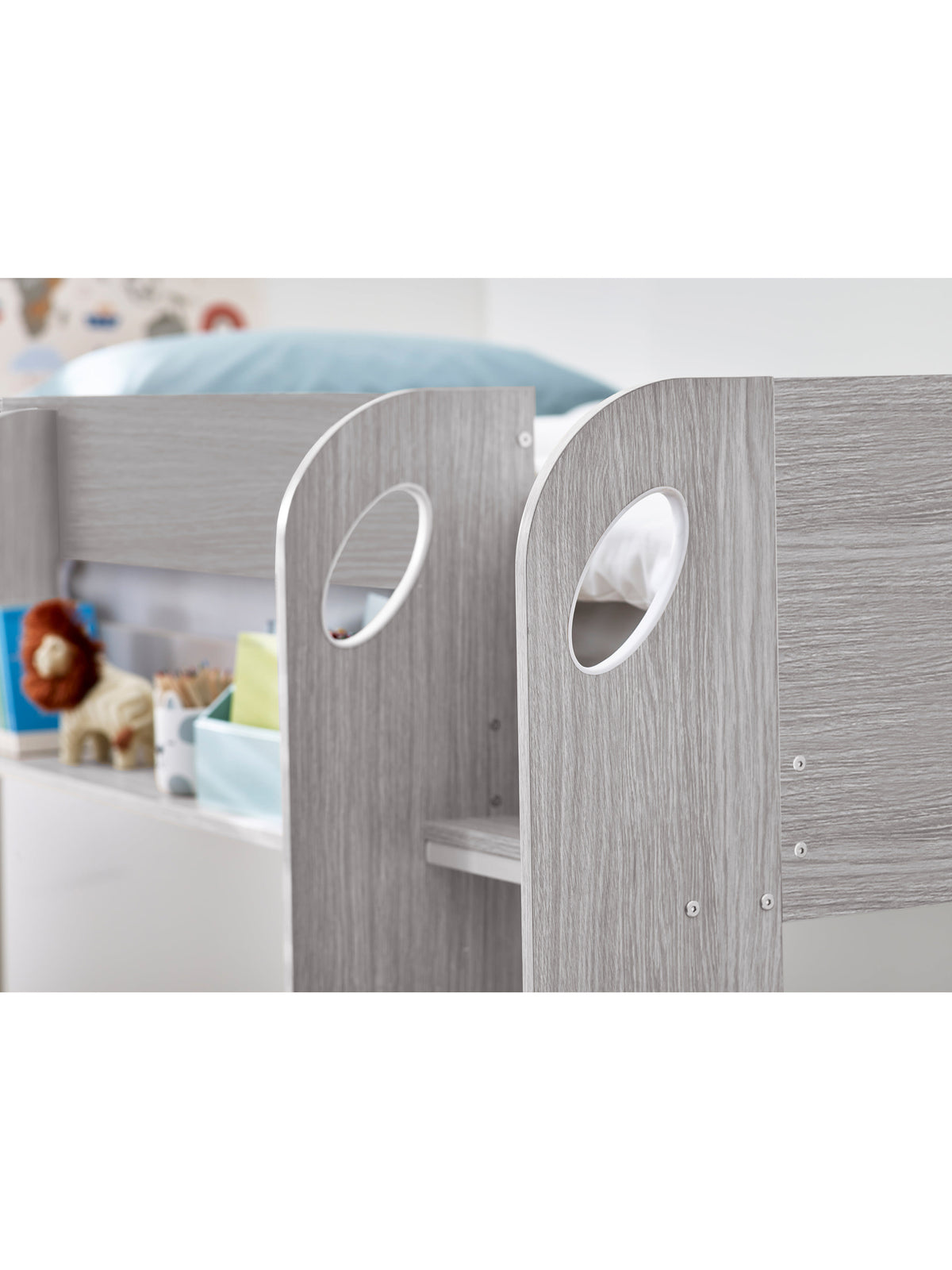Mars Bunk & Underbed Grey Oak