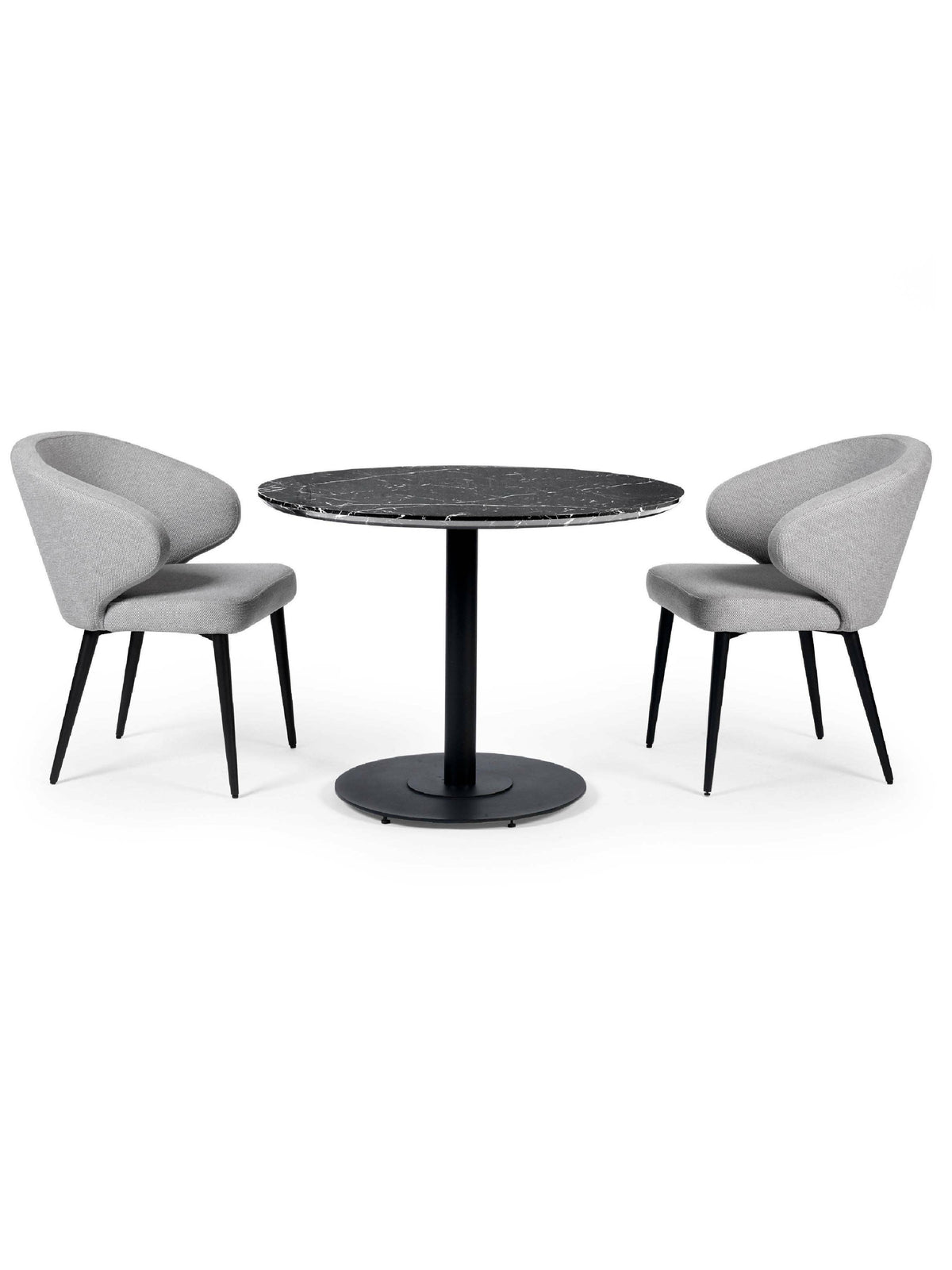 Marcus Light Grey Fabric Dining Chairs (Set of 2)