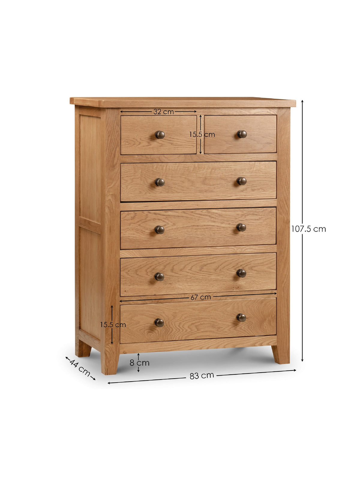 Marlborough 4+2 Drawer Chest Ass