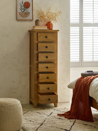 Marlborough 7 Drawer Narrow Chest