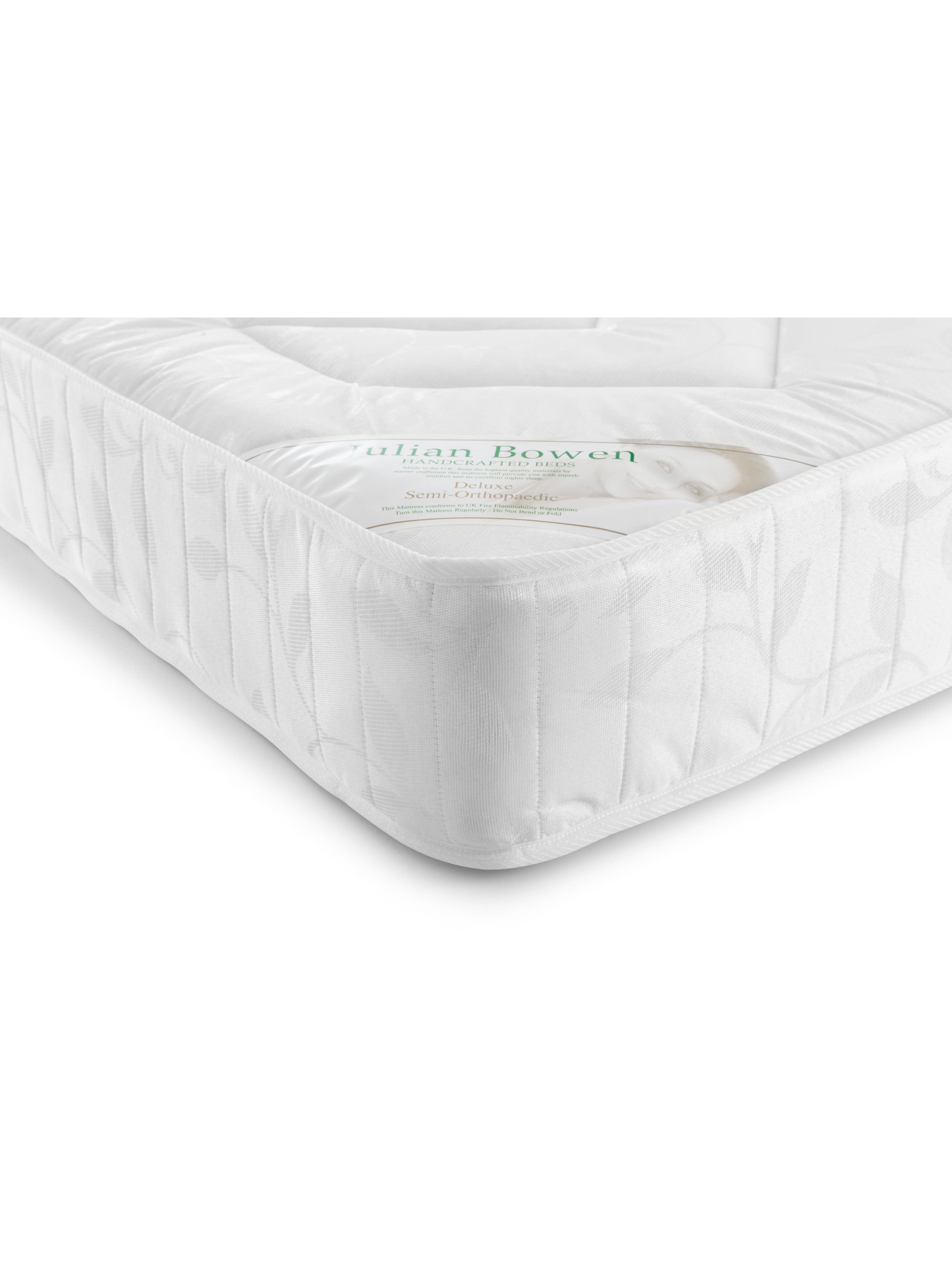 Deluxe Semi-Orthopaedic Mattress – White