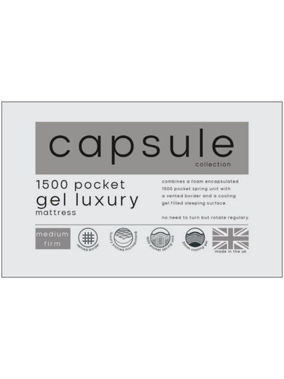 Capsule Gel quality Mattress – White