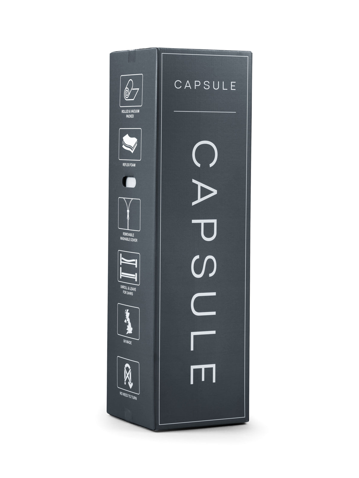 Capsule Memory Roll-Up Mattress – White