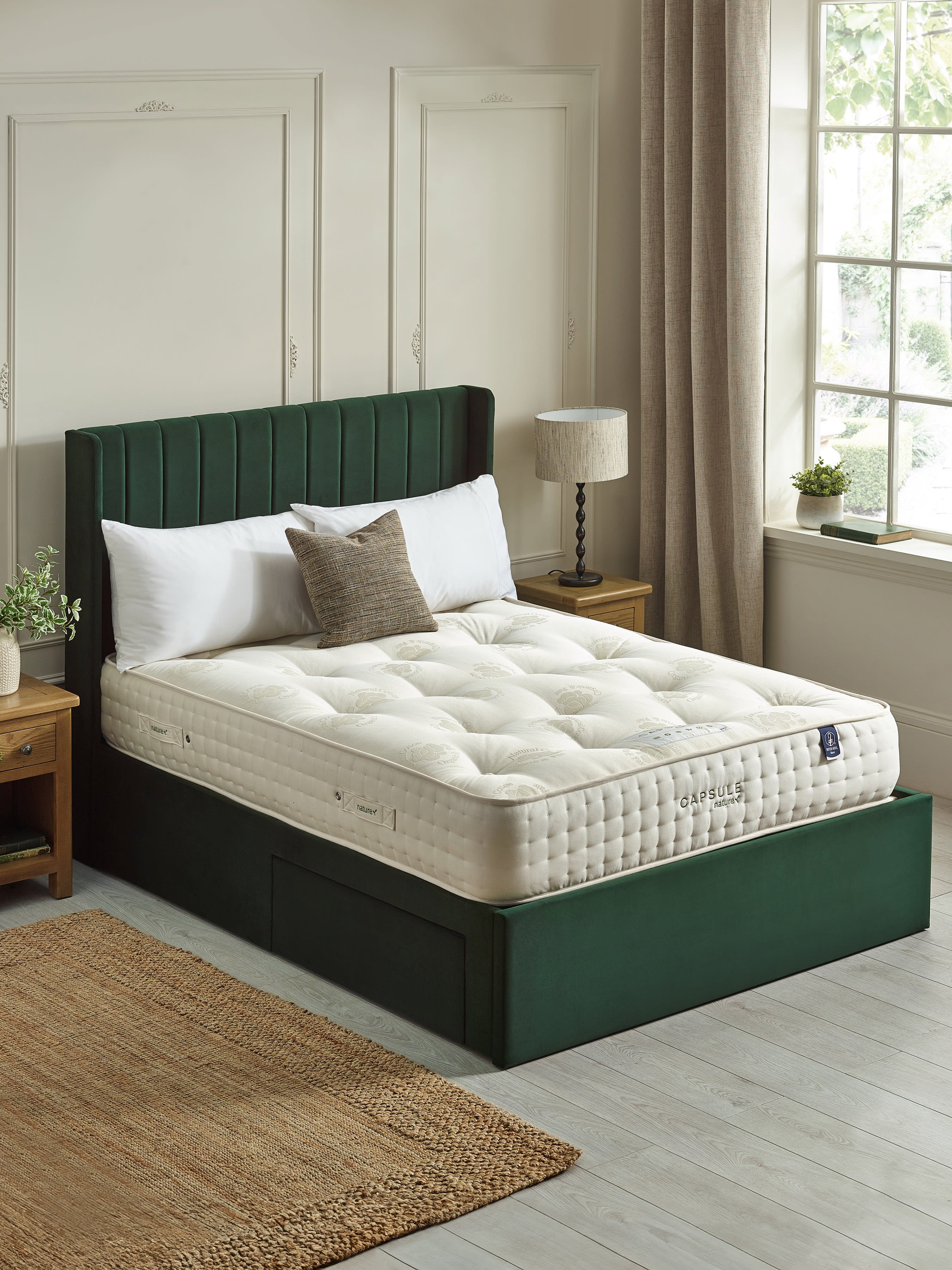 Capsule Nature Pocket Sprung Mattress – Cream