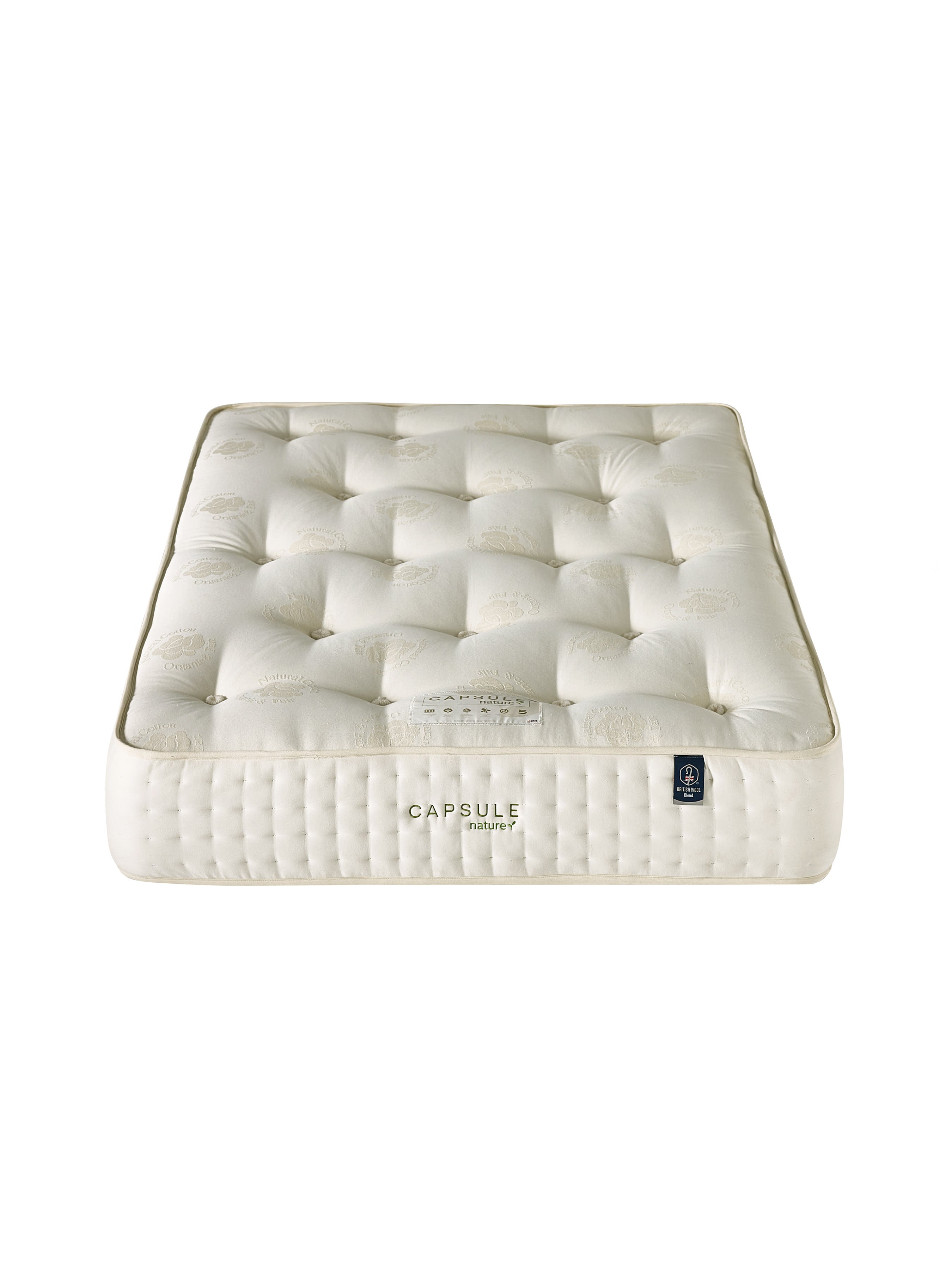 Capsule Nature Pocket Sprung Mattress – Cream