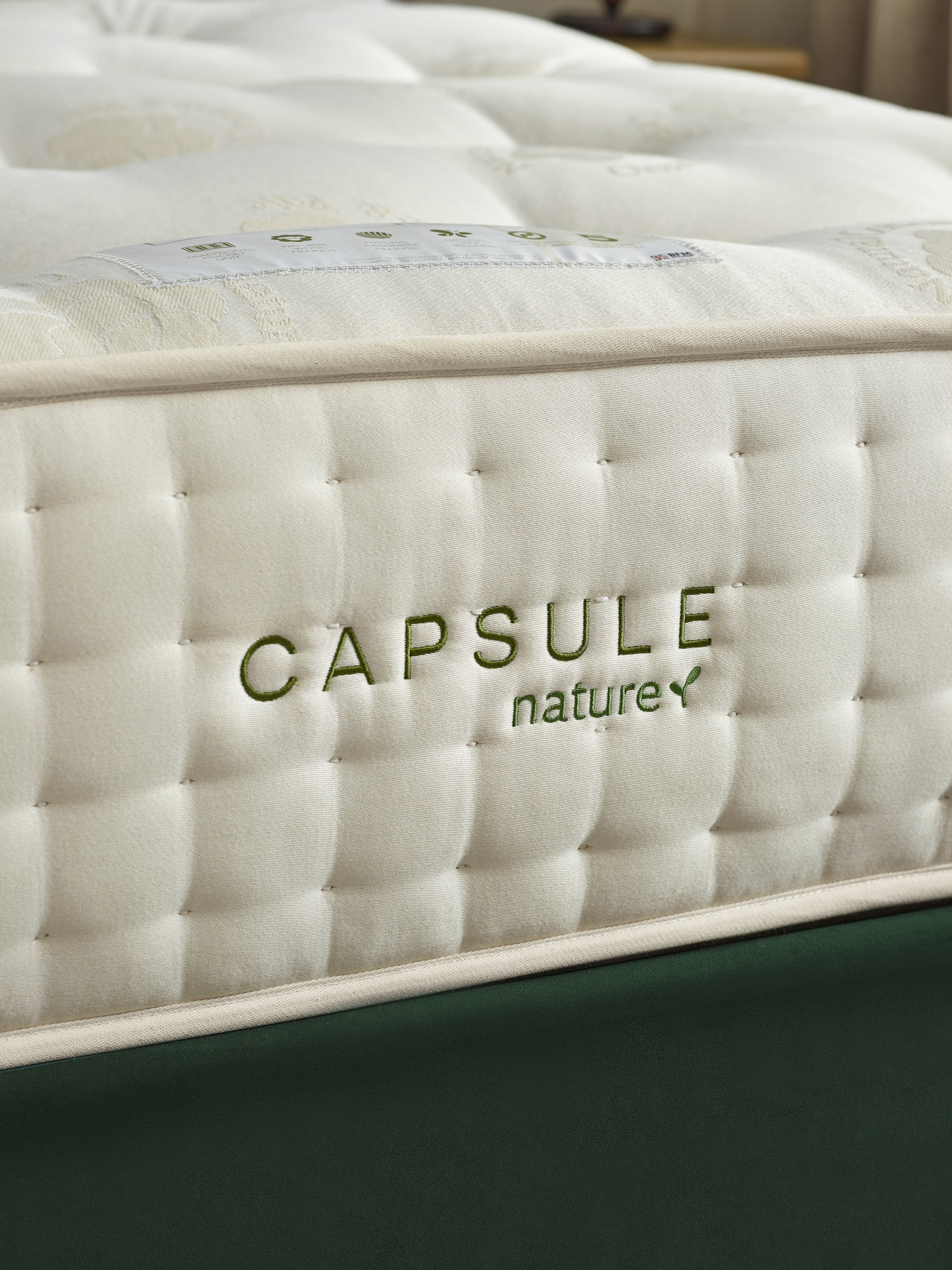 Capsule Nature Pocket Sprung Mattress – Cream