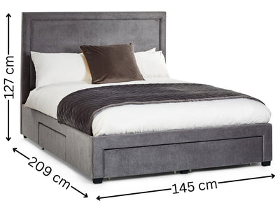 Mayfair 4 Drawer Storage Bed – Julian Bowen, view 9