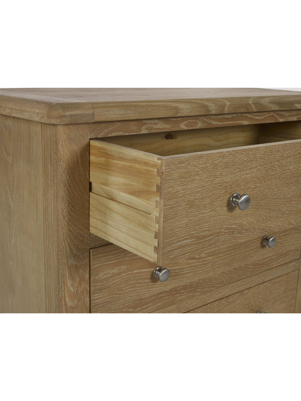 Memphis Limed Oak 3 Drawer Chest