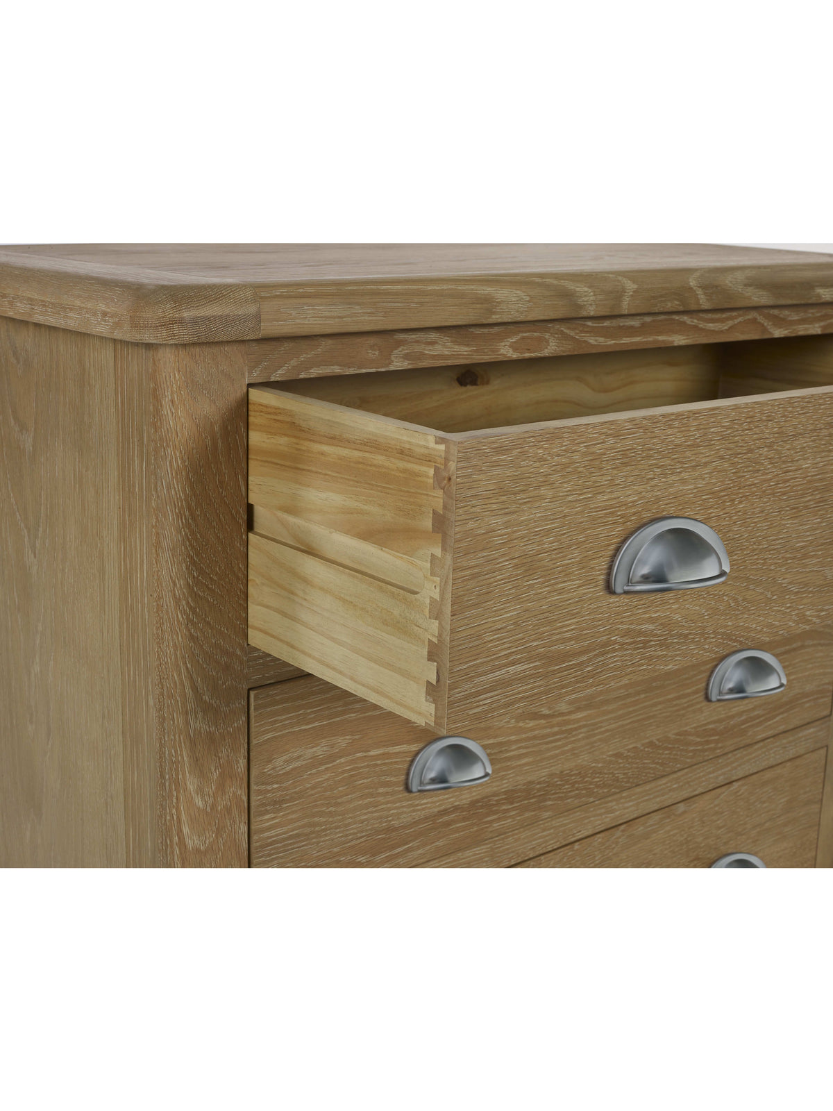 Memphis Limed Oak 3 Drawer Chest