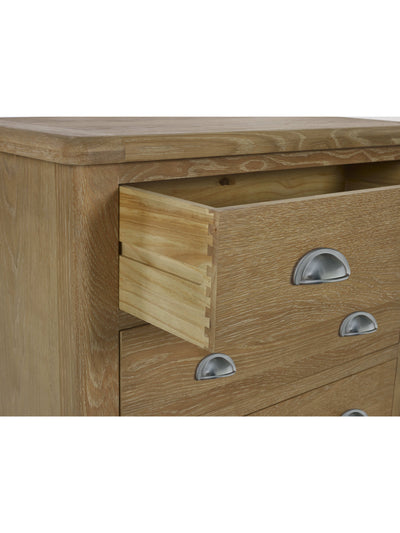 Memphis Limed Oak 3 Drawer Chest