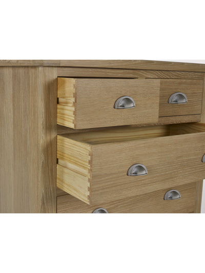 Memphis Limed Oak 3 + 2 Drawer Chest