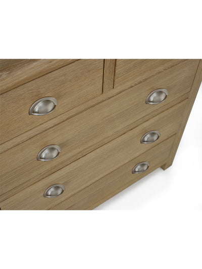 Memphis Limed Oak 3 + 2 Drawer Chest