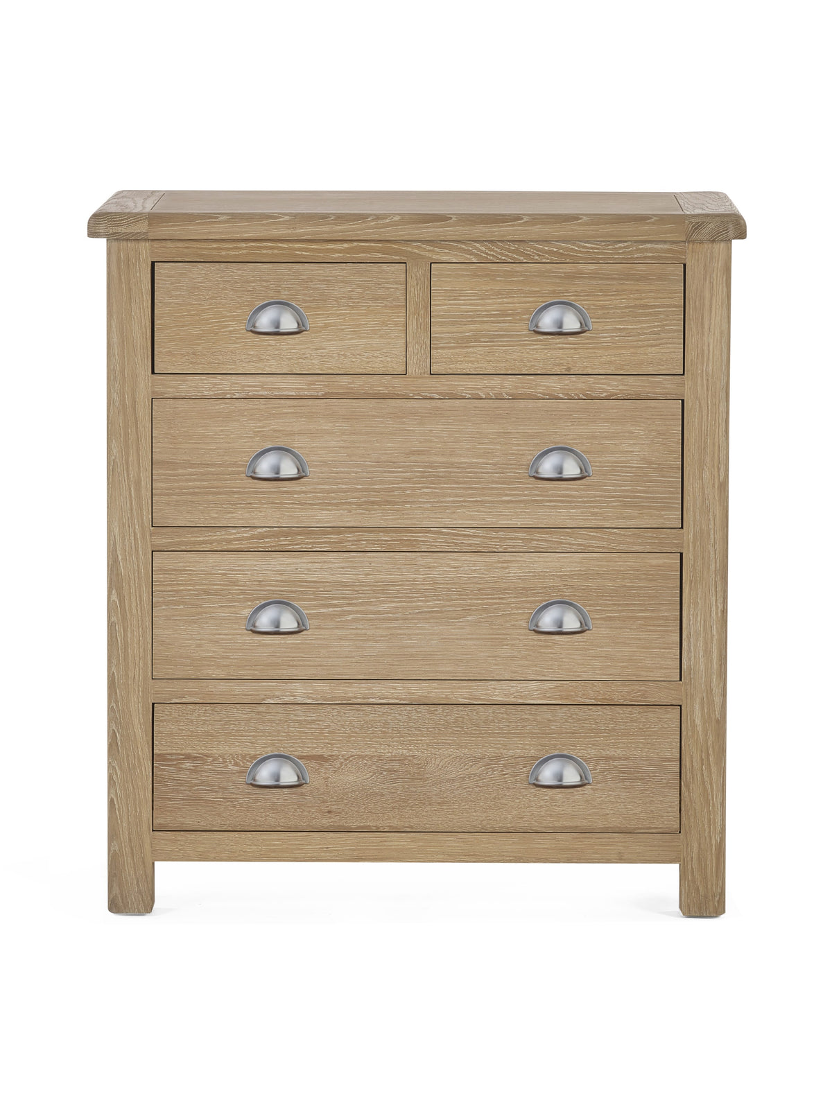 Memphis Limed Oak 3 + 2 Drawer Chest