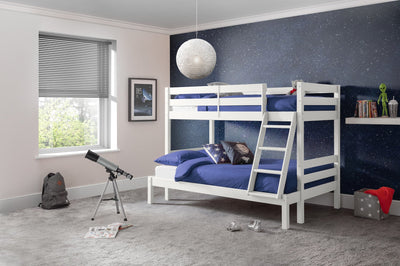 Merlin Triple Sleeper Bunk  Surf White – Julian Bowen, view 2