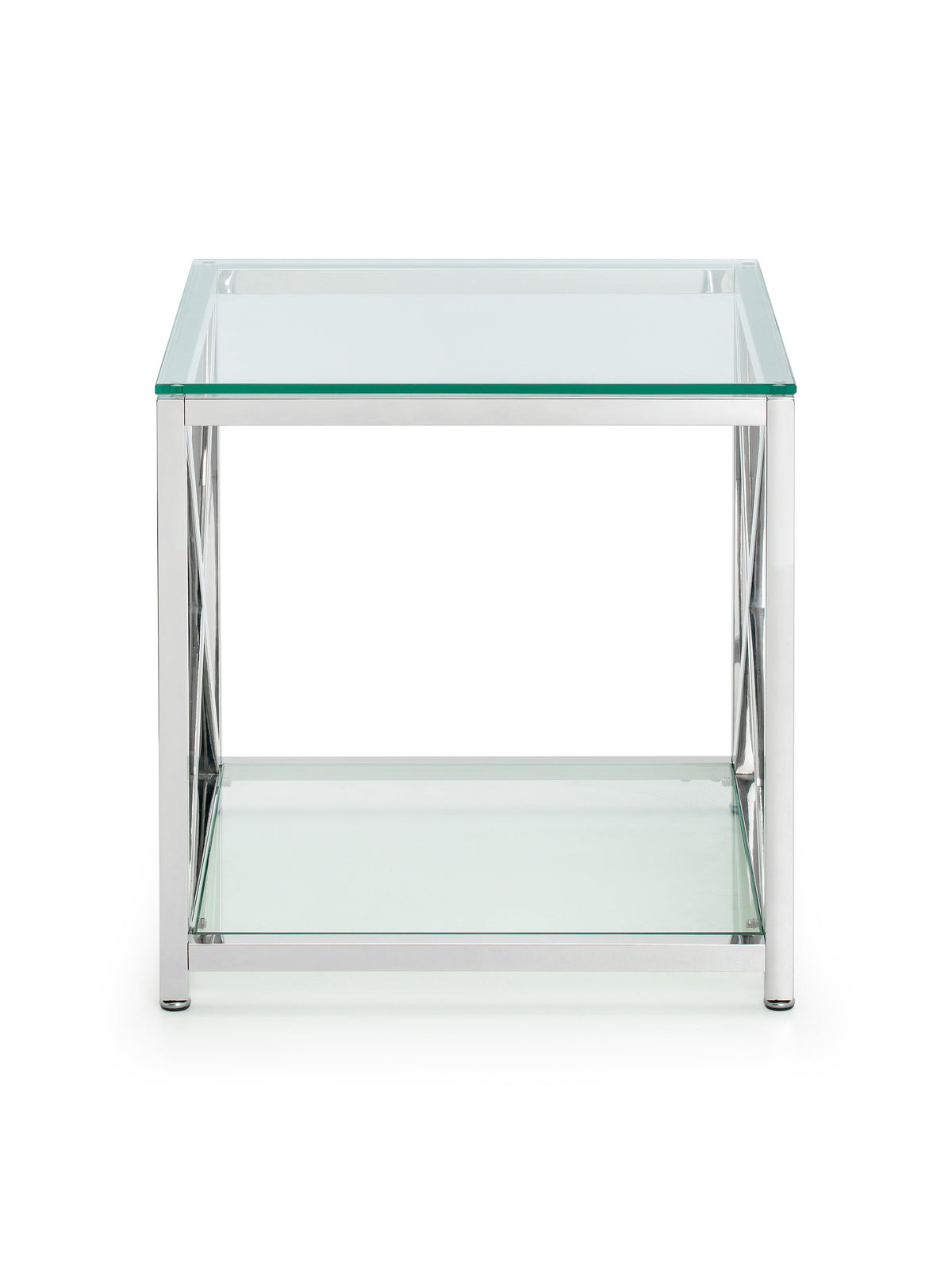 Miami Lamp Table - Silver