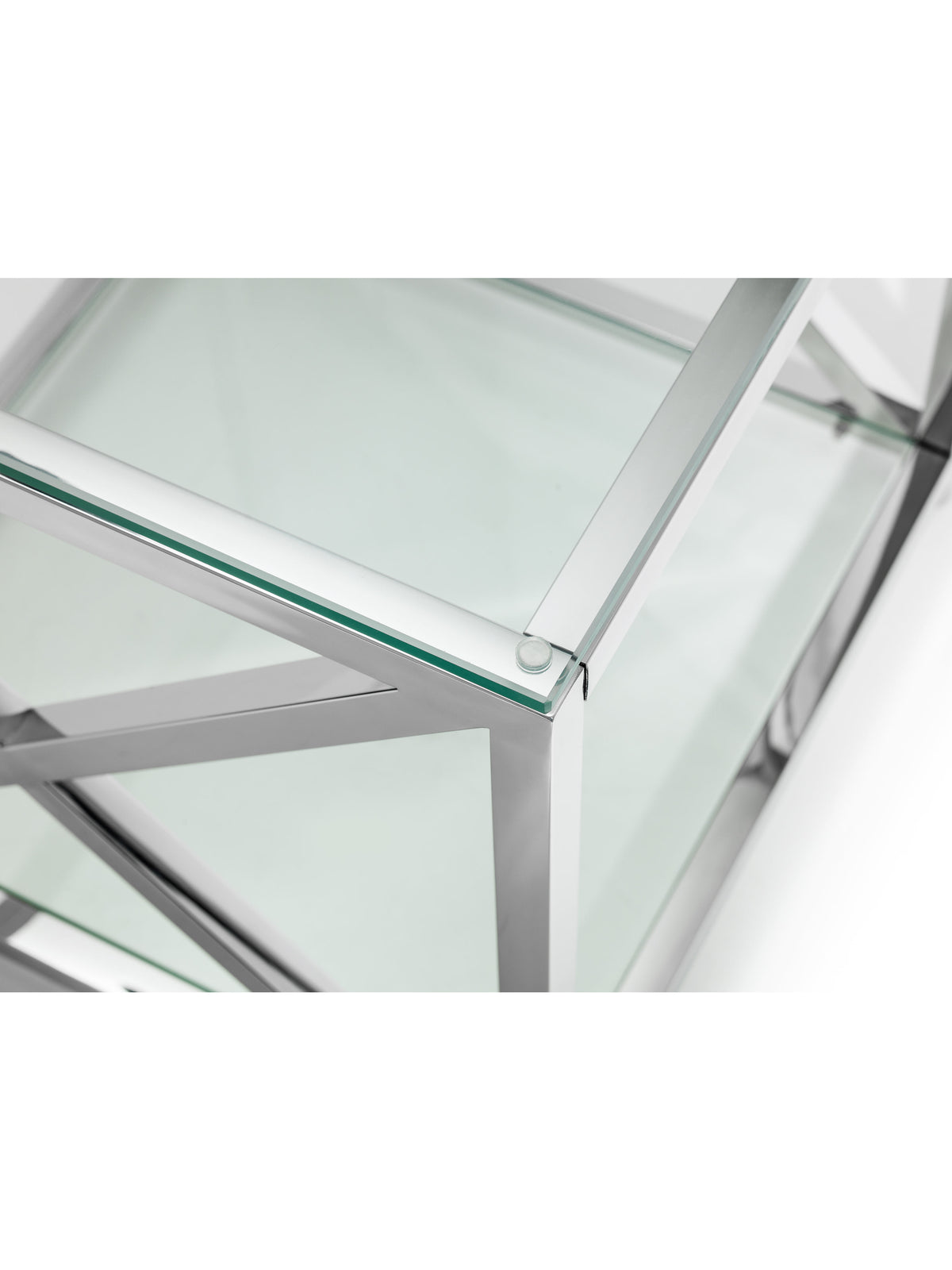 Miami Lamp Table - Silver