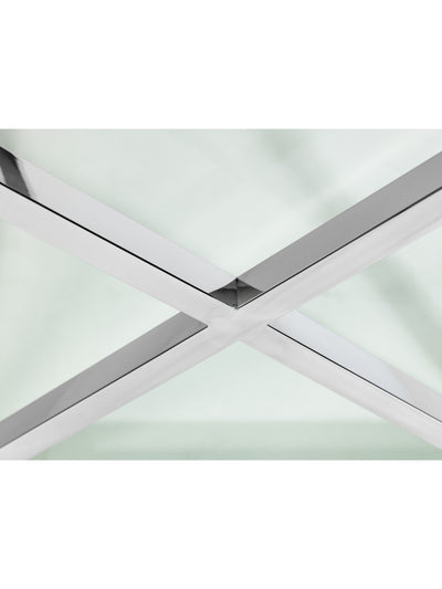 Miami Lamp Table - Silver