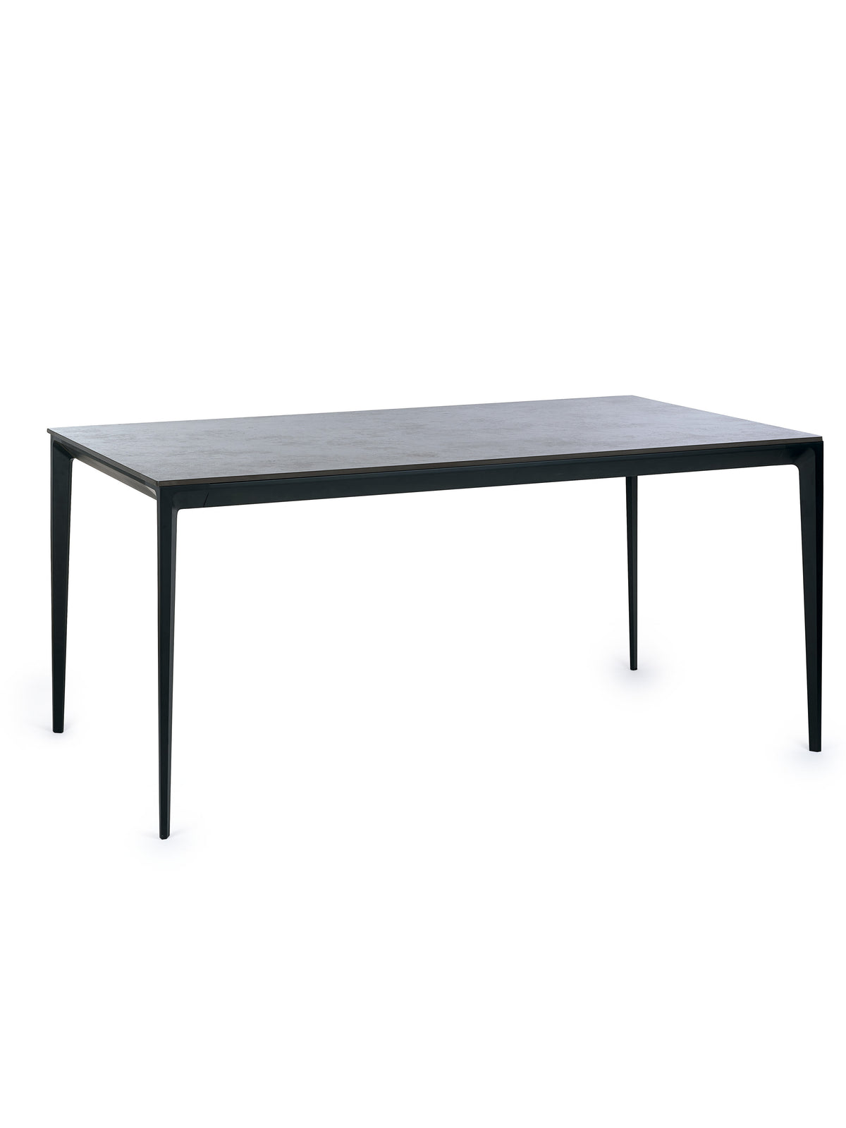Miami Rectangular Stone Top Dining Table - Slate Grey