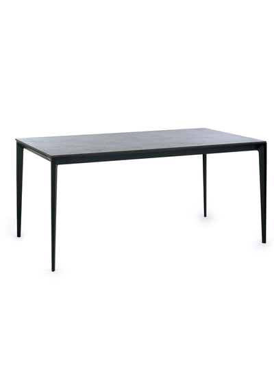 Miami Rectangular Stone Top Dining Table - Slate Grey