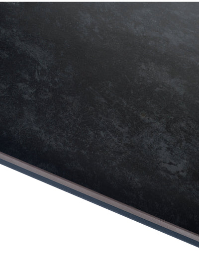 Miami Rectangular Stone Top Dining Table - Slate Grey