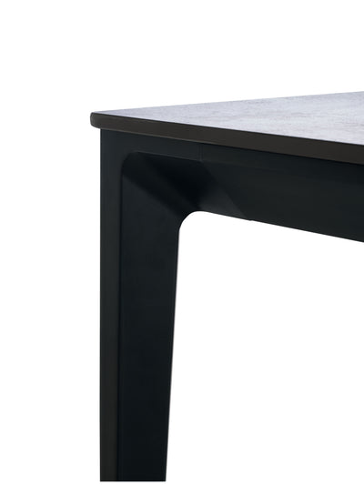 Miami Rectangular Stone Top Dining Table - Slate Grey