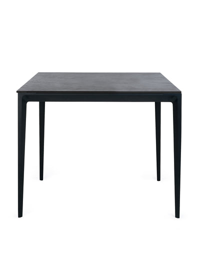 Miami Square Stone Top Dining Table - Slate Grey