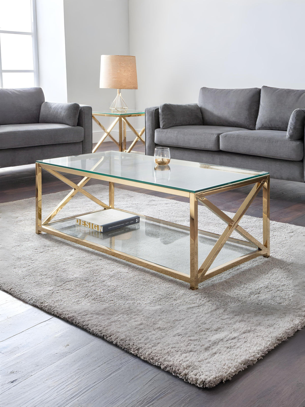 Miami Coffee Table - Gold